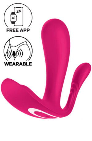 Satisfyer Top Secret+ Connect App Pink - G-punktsvibrator 1