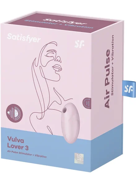 Satisfyer Vulva Lover 3 Pink - Lufttrycksvibrator 6