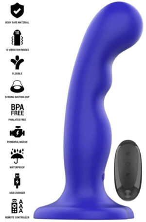 Shorty Vibrator 10 Modes Remote Control - Dildo med vibrator 0