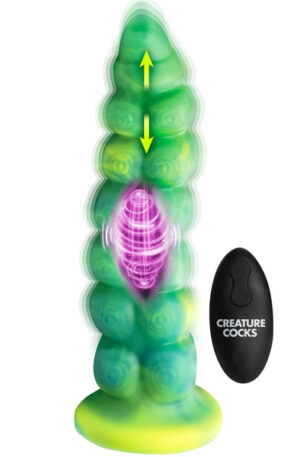 Squirmer Thrusting & Vibrating Dildo 23 cm - Dragon dildo 0