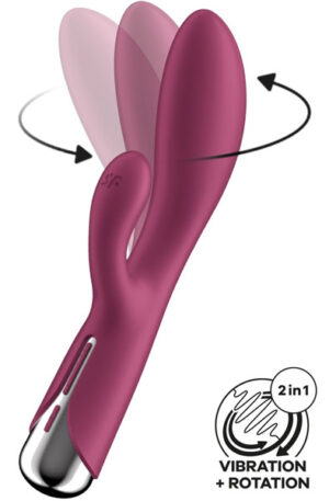 Satisfyer Spinning Rabbit 1 Red - Rabbitvibrator 0