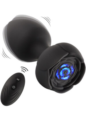 Vibrating Butt Plug With Remote Control - Analplugg med vibrator 0