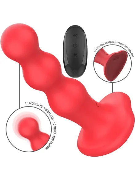 Cody Vibrator 10 Modes Remote Control - Dildo med vibrator 0