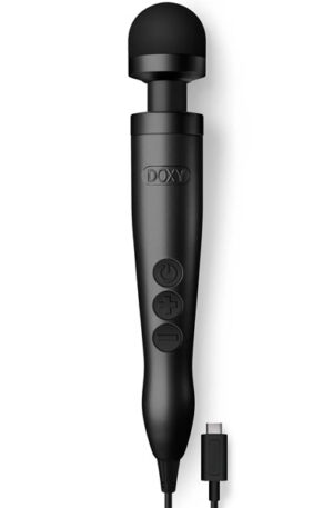 Doxy 3 USB-C Wand Vibrator Matte Black - Magic Massager Wands 0