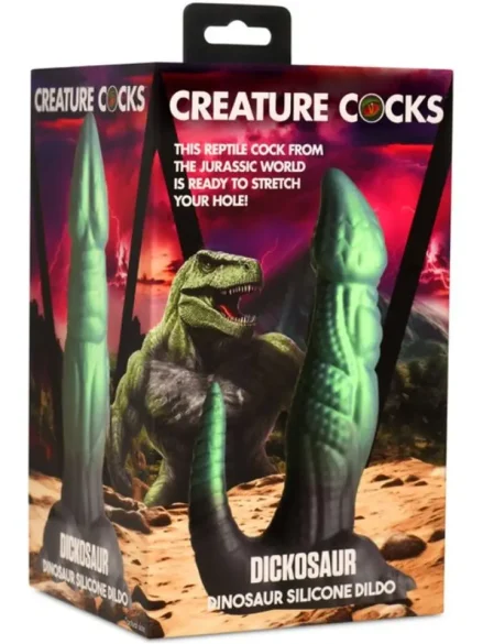 Dickosaur Dinosaur Silicone Dildo 18,5 cm - Dragon dildo 0