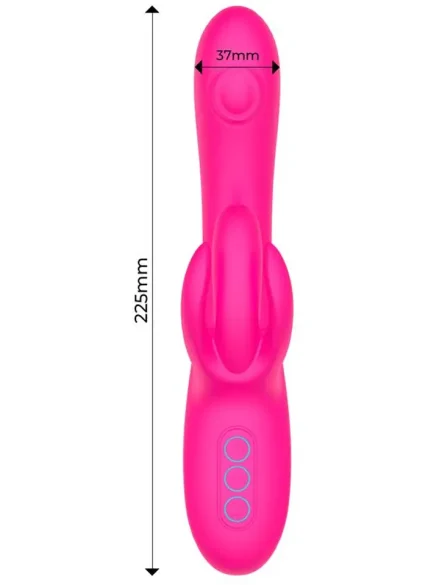 Double Tapping & Finger Wiggling Vibe - Rabbitvibrator 0