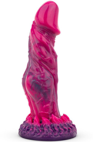 Another World Dildo Pink & Purple 22,4 cm - Dragon dildo 0