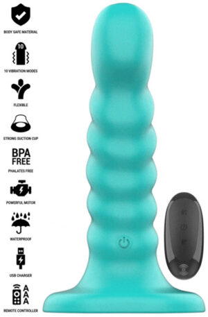 Buffy Vibrator Spiral 10 Vibrations Remote Control - Dildo med vibrator 0