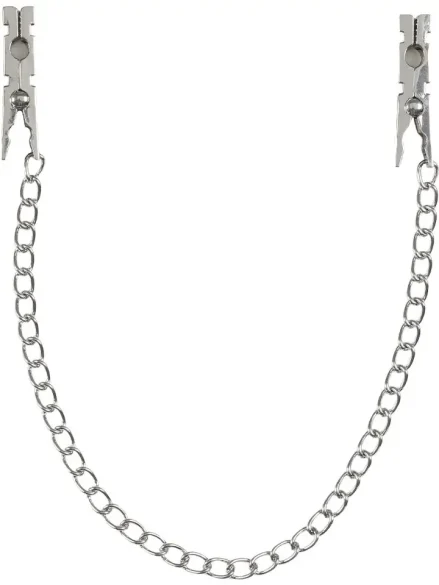 Virgite Nipple Clamps With Chain - Bröstvårtsklämmor med kedja 0