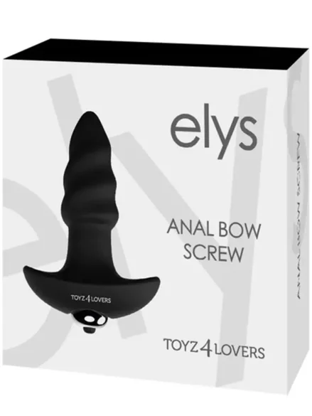 Elys Anal Bow Screw 10 cm - Analplugg med vibrator 0