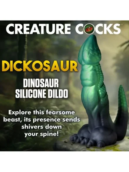 Dickosaur Dinosaur Silicone Dildo 18,5 cm - Dragon dildo 0