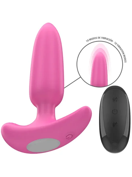 Ross Anal Plug 10 Vibrations Remote Control - Analplugg med vibrator 0