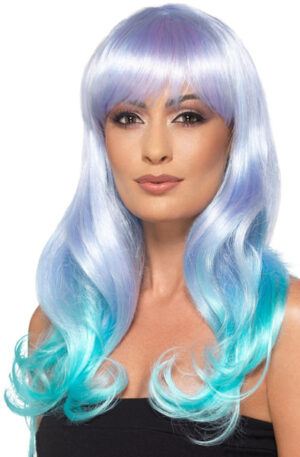 Unicorn Wavy Wig Pastel - Peruk 0