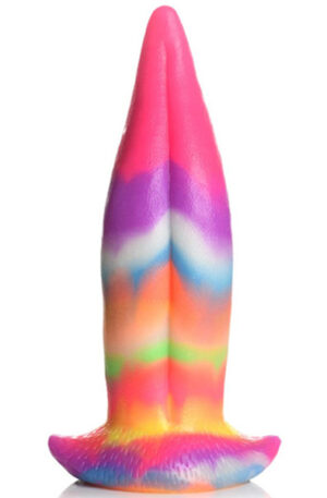 Tongue Glow-in-the-Dark Dildo 21,5 cm - Dragon dildo 0