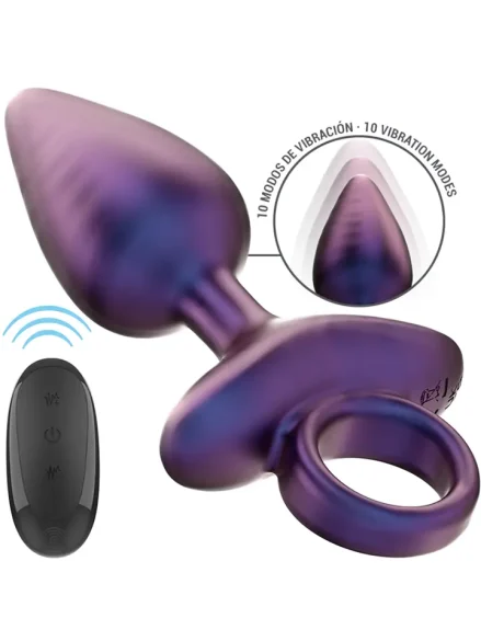 Michael Vibrating Anal Plug Remote Control - Analplugg med vibrator 0