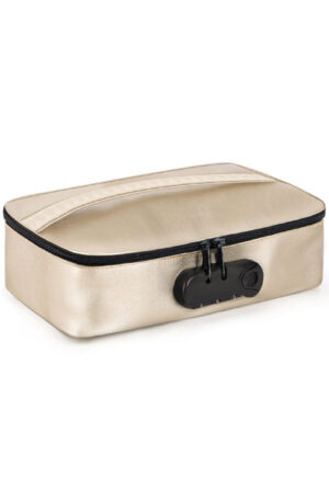 Lockable Discreet Box Luxury Gold - Förvaring sexleksaker 0