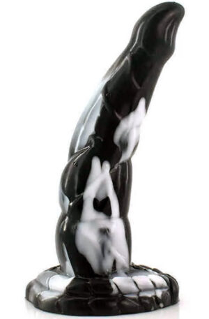 Lonykle Dildo Black/White 21,5 cm - Dragon dildo 0