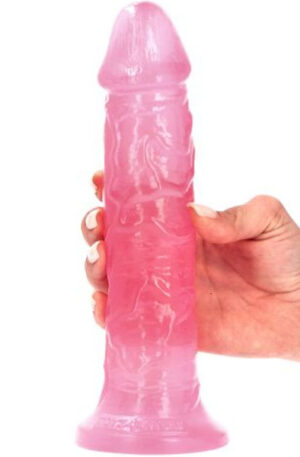 Ottavio Dildo Transparent Pink 23 cm - Dildo 0