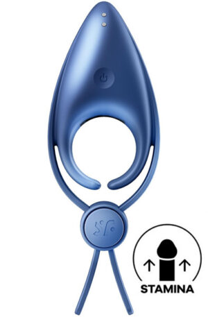 Satisfyer Sniper Vibrating Cock Ring Blue - Penisring med vibrator 0