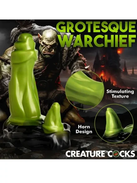 Orc Silicone Dildo 17,8 cm - Dragon dildo 0