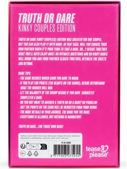 Truth or Dare Kinky Edition For Couples - Sexspel 0