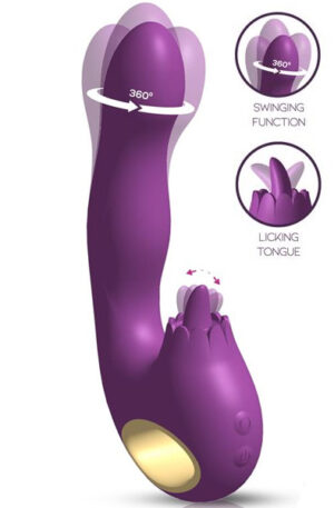 Toka Vibe, Swinging & Stimulating Licking Tongue - Rabbitvibrator 0