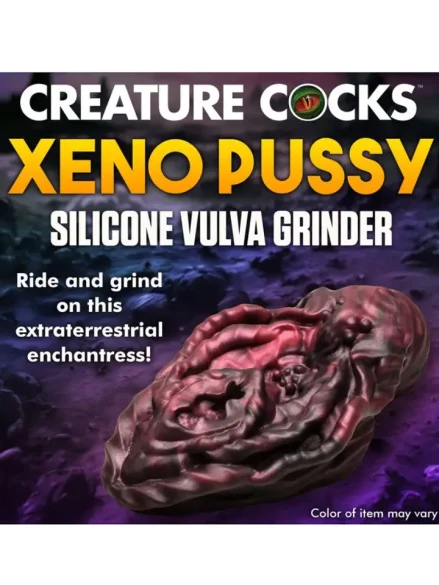 Xeno Pussy Vulva Silicone Grinder - Klitorisstimulator 0