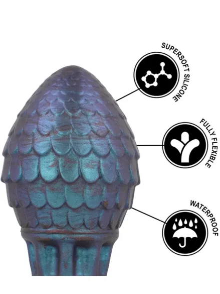 Vrakos Dragon Egg Anal Plug 13,5 cm - XL Buttplug 0