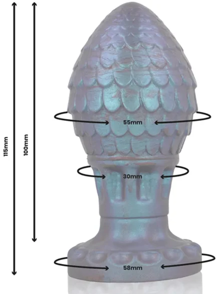 Vrakos Dragon Egg Anal Plug 11,5 cm - XL Buttplug 0