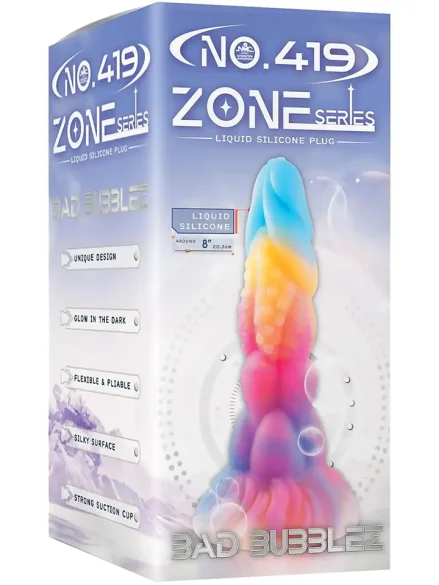 Bad Bubblez Silicone Dildo 20,4 cm - Dragon dildo 0