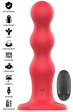 Cody Vibrator 10 Modes Remote Control - Dildo med vibrator 0